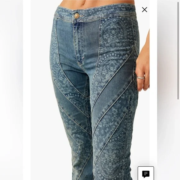 free people Mermaid Flare Jeans - Picture 3 of 7